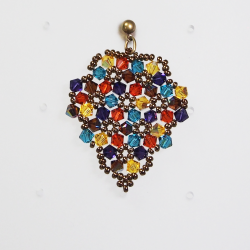 Pierces - Bronze brass - Earrings Grapes Xochitl - Pierces - Bronze brass - Laiton bronze